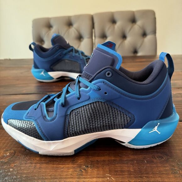 Air Jordan 37 Low Fraternity Military Blue Basketball Shoes